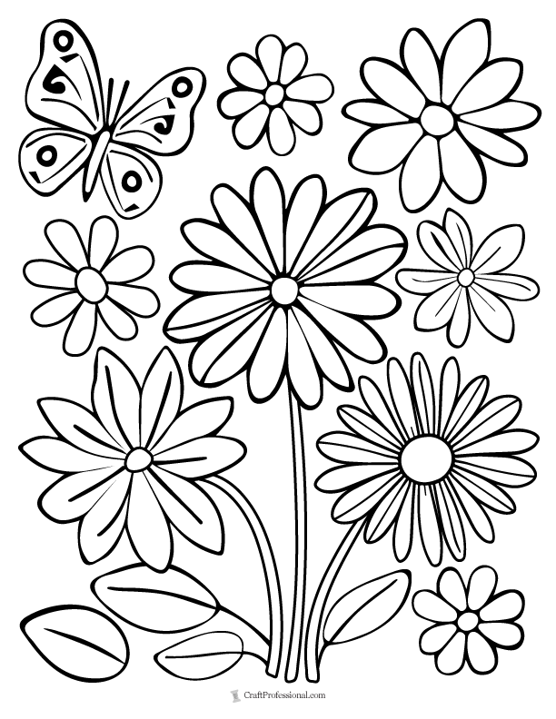 flower coloring sheets flower coloring sheets
