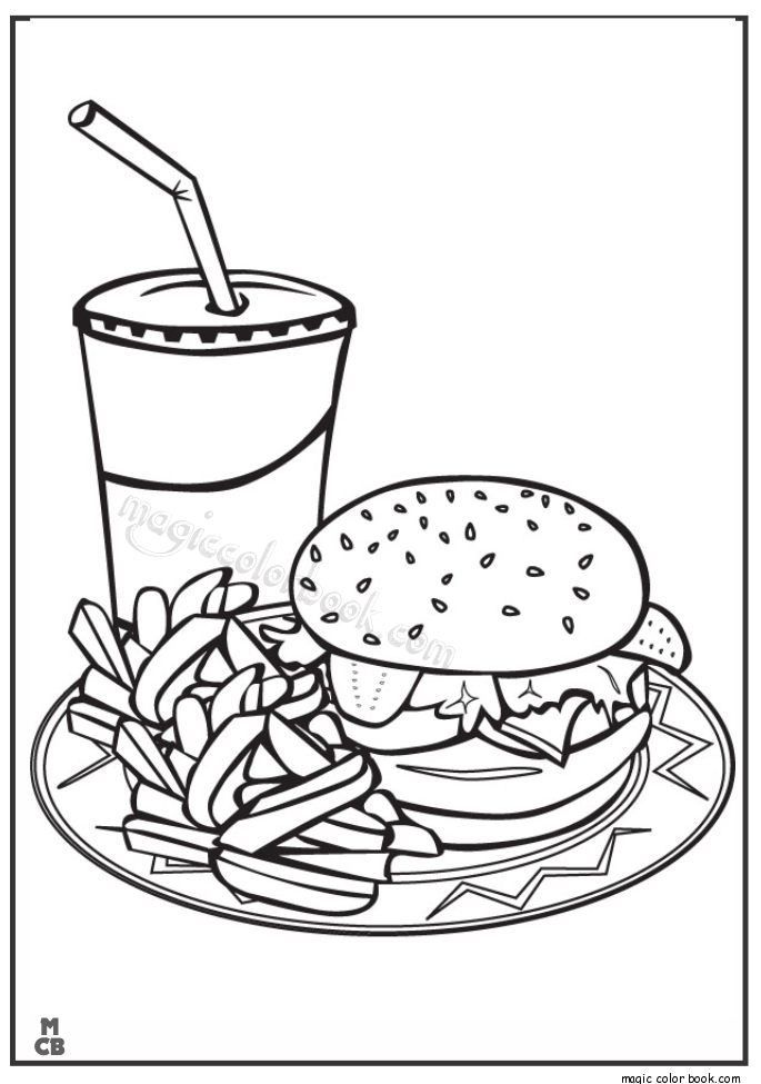 Food Coloring Sheets For Kids Coloring Pages Food Coloring Sheets For Kids Coloring Pages
