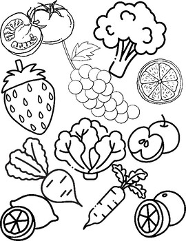 Food Groups Coloring Printables Food Groups Coloring Printables