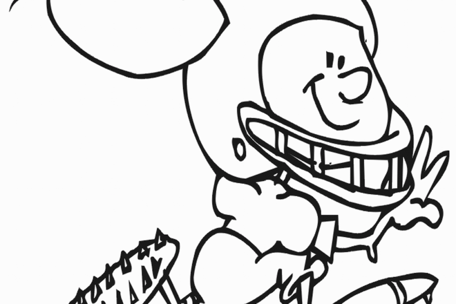 Football Coloring Page Ready For Download