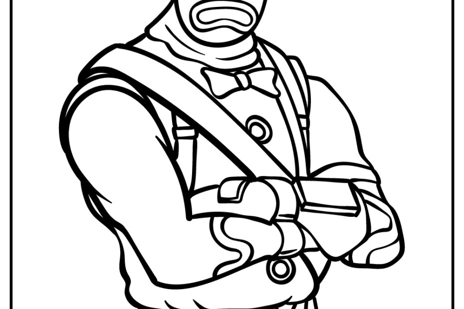 Fortnite Default Skin Coloring Pages Free Infoupdate