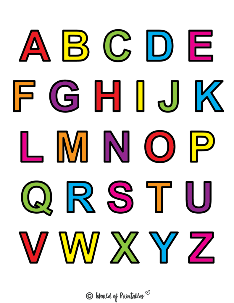 Free Alphabet Letters Printable Free Printable Templates Free Alphabet Letters Printable Free Printable Templates