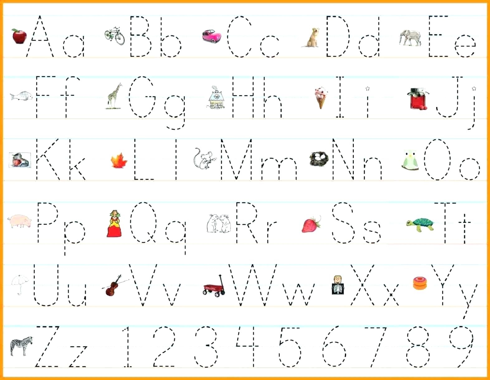 Free Alphabet Tracing Sheets Free Alphabet Tracing Sheets