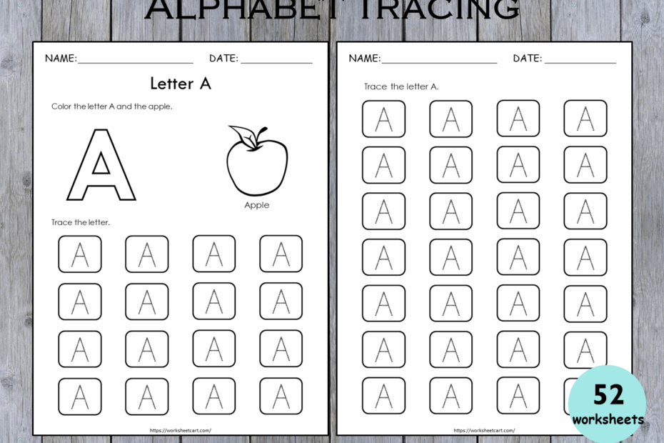 Free Alphabet Tracing Worksheet Kindergarten Download Free Alphabet