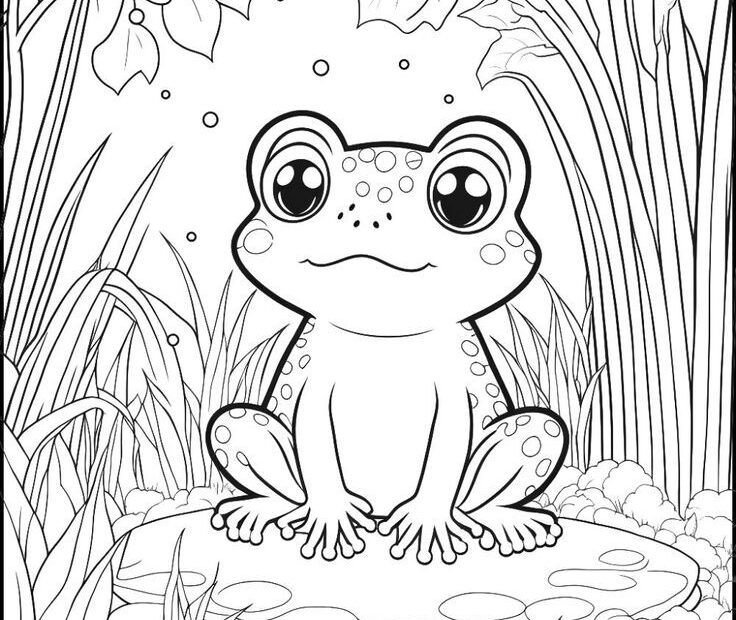 Free Animal Coloring Page Cute Animal Coloring Pages Designs By