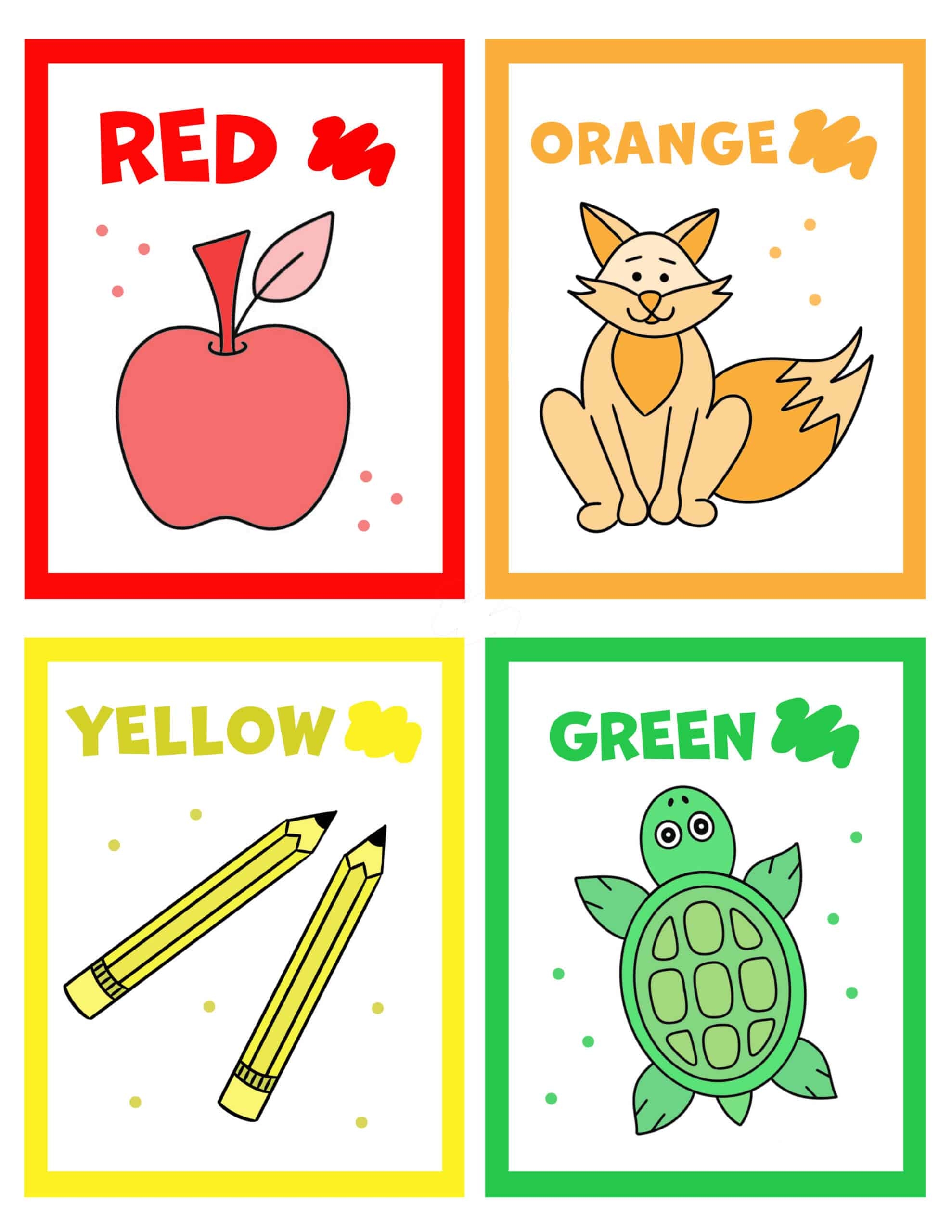 Free Color Flashcards For Preschool The Hollydog Blog Free Color Flashcards For Preschool The Hollydog Blog