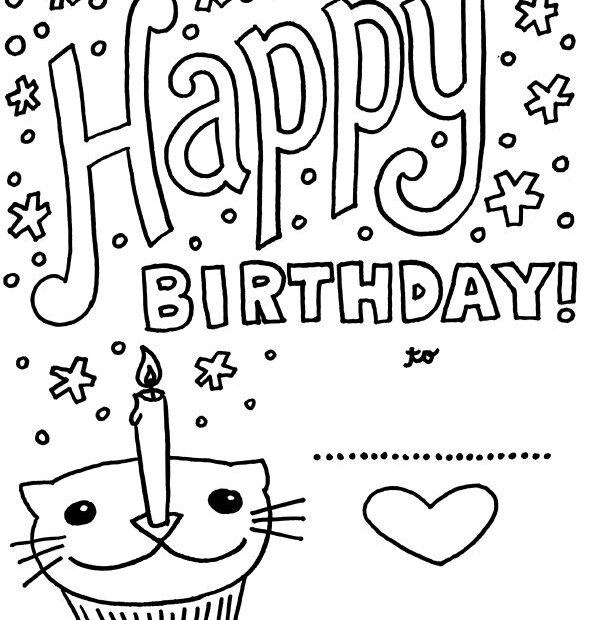 Free Coloring Printable Birthday Cards Dev onallcylinders
