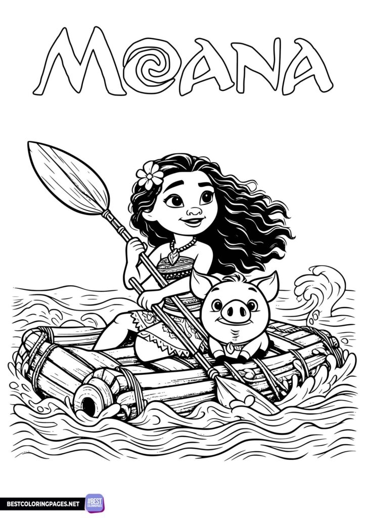 moana coloring pages free moana coloring pages free