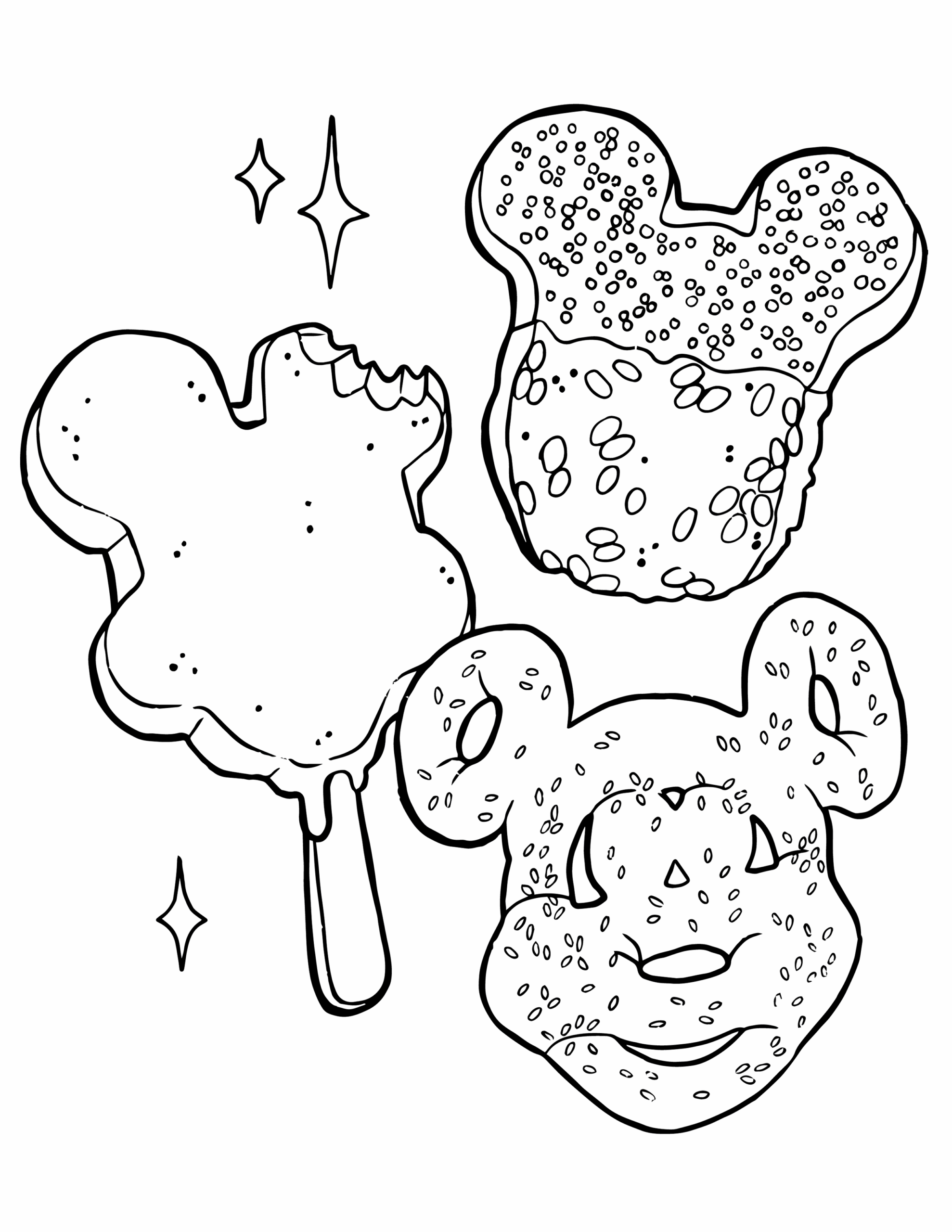 FREE DISNEY FOOD COLORING PAGES Rebecca Smith FREE DISNEY FOOD COLORING PAGES Rebecca Smith