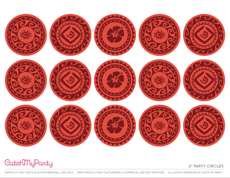 Free Moana Party Printables Free Moana Party Printables