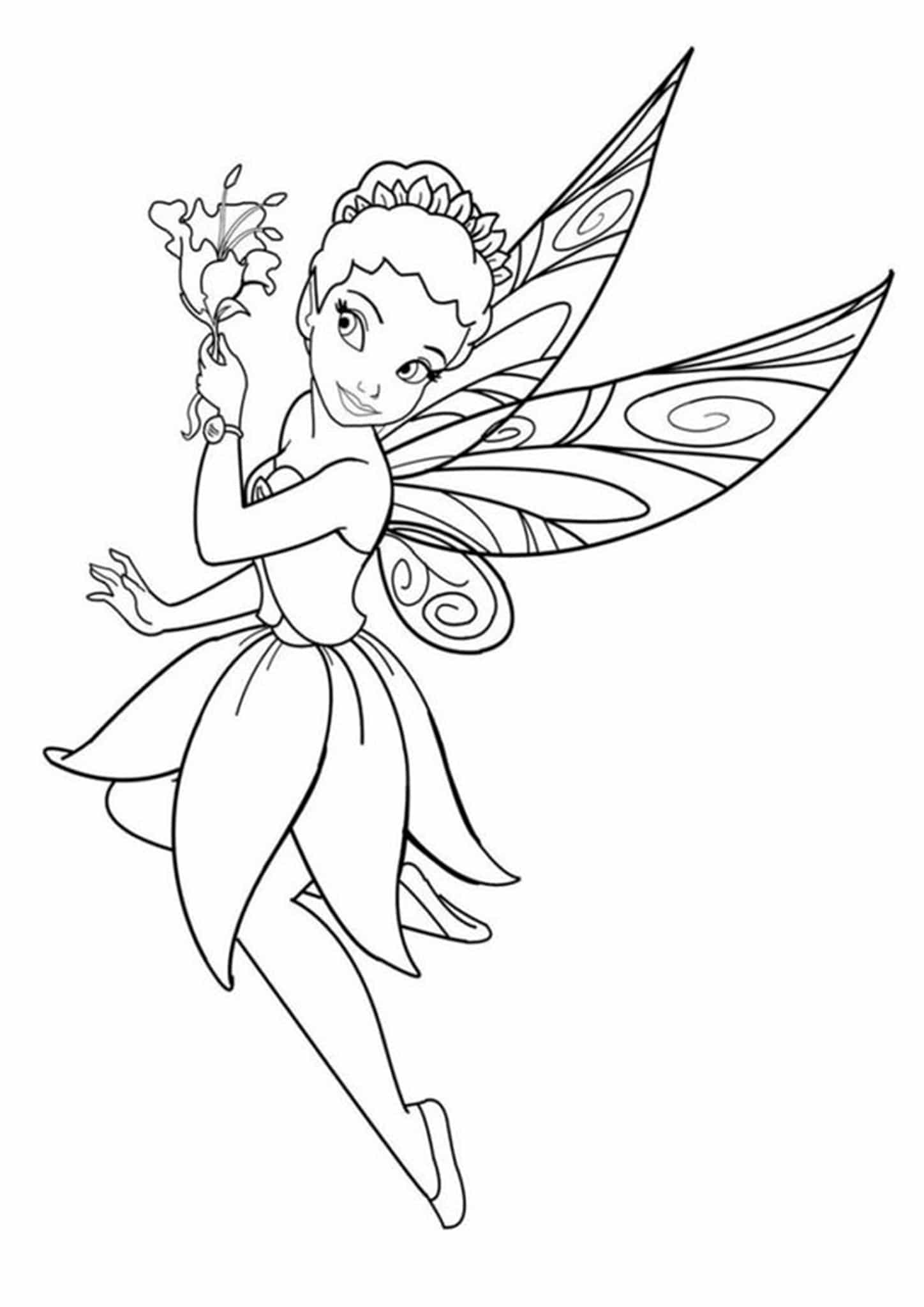 Free Easy To Print Fairy Coloring Pages Tulamama Free Easy To Print Fairy Coloring Pages Tulamama