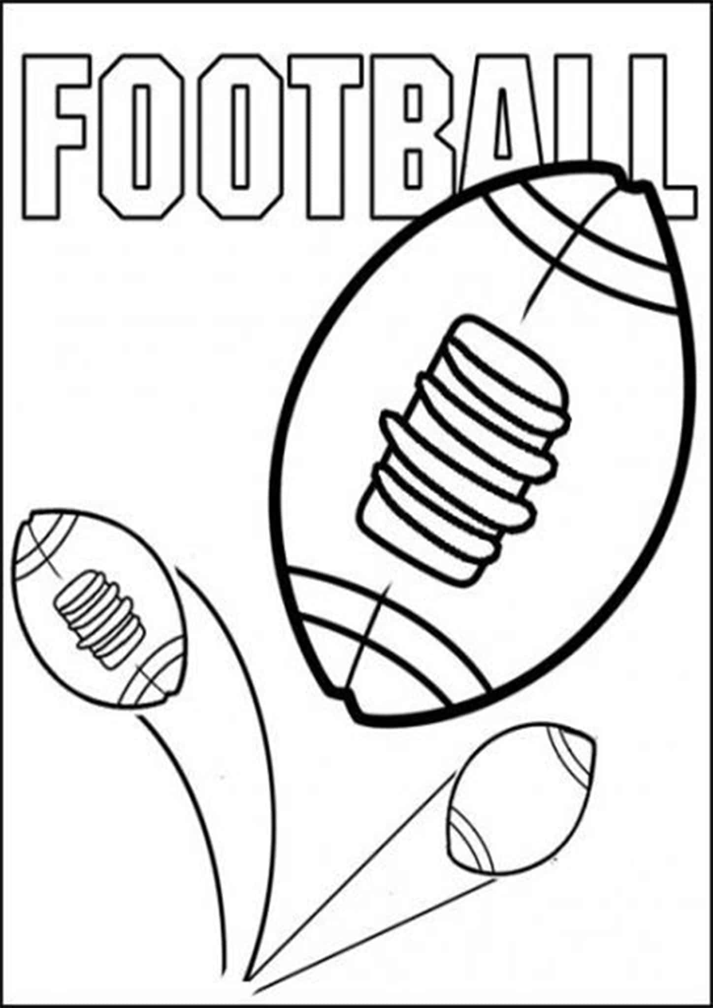 Free Easy To Print Football Coloring Pages Tulamama Free Easy To Print Football Coloring Pages Tulamama
