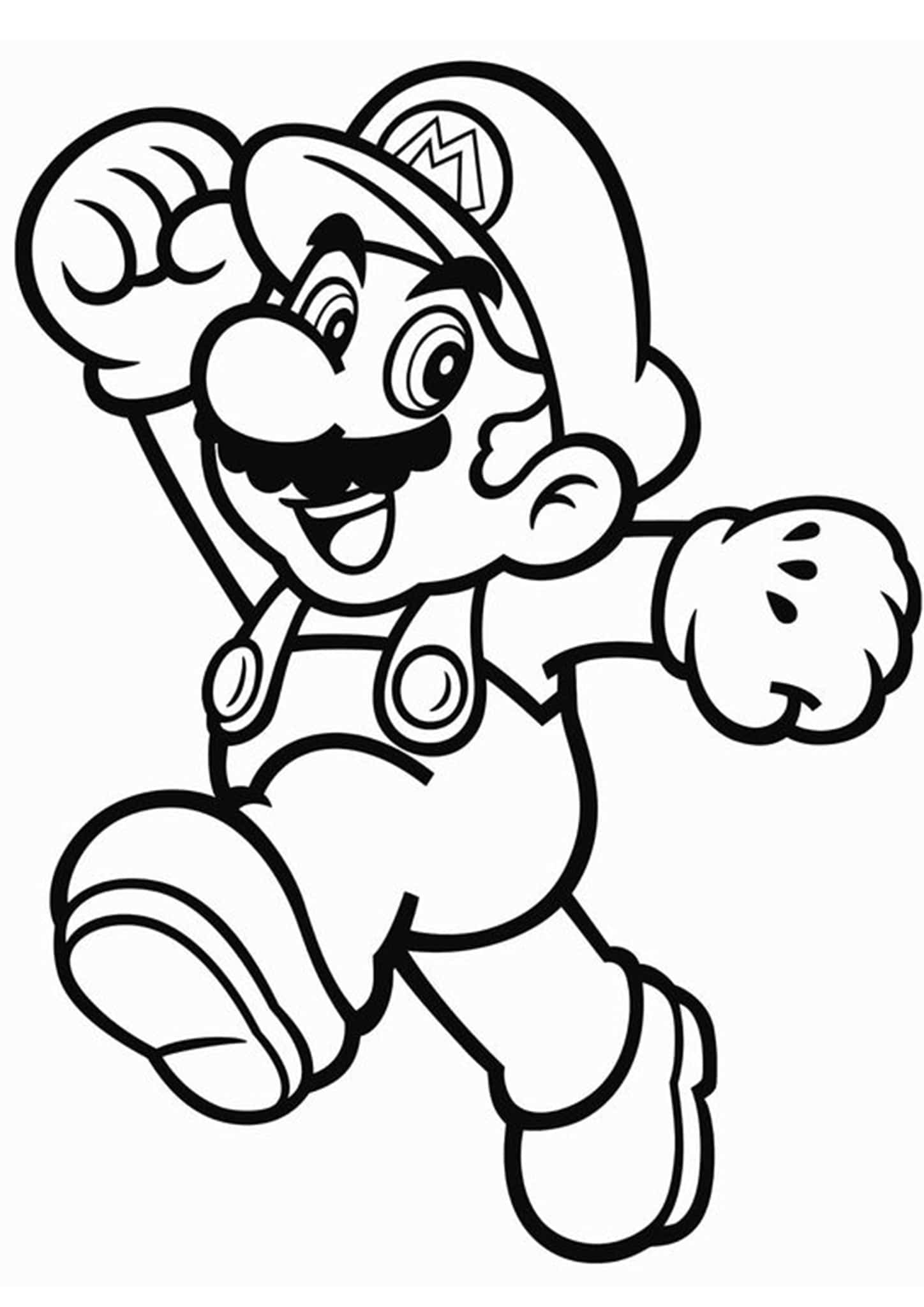 Free Easy To Print Mario Coloring Page Tulamama Free Easy To Print Mario Coloring Page Tulamama