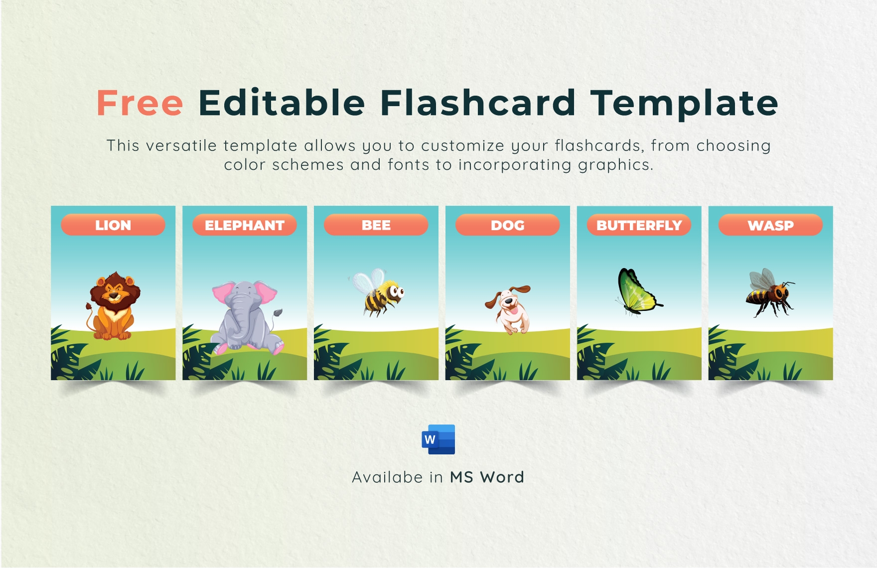 Free Editable Flashcard Template Download In Word Template Free Editable Flashcard Template Download In Word Template