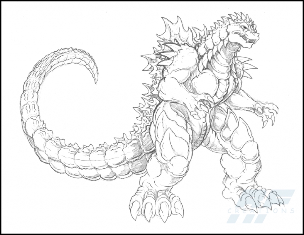 Free Godzilla Coloring Pages Coloring Home Free Godzilla Coloring Pages Coloring Home