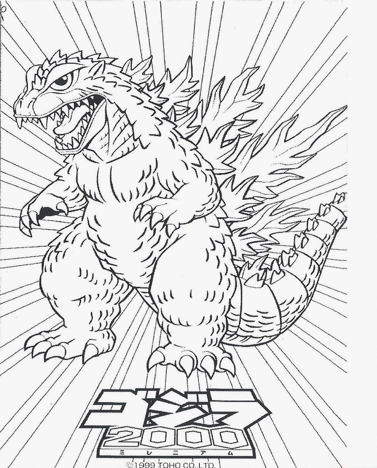 Free Godzilla Coloring Pages Coloring Home Free Godzilla Coloring Pages Coloring Home