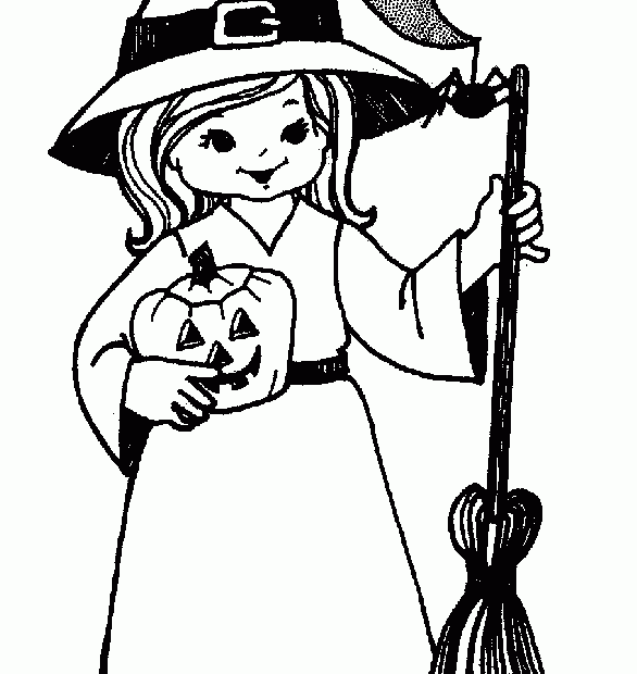 Free Halloween Coloring Sheet 02