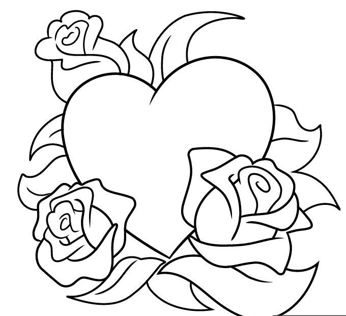 Free Heart Coloring Pages For Kids 37 Printable Sheets Love