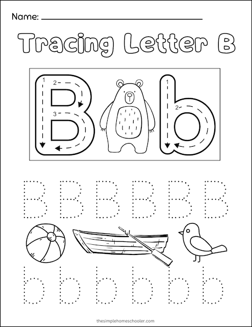 free letter b tracing worksheets free letter b tracing worksheets