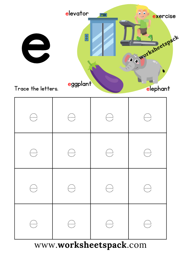 Free Letter E Printable Worksheets Worksheetspack Free Letter E Printable Worksheets Worksheetspack