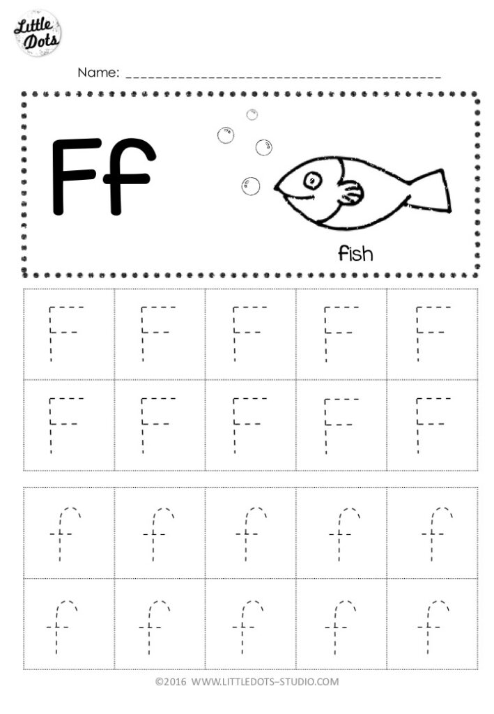 Free Letter F Tracing Worksheets Little Dots Education Preschool Free Letter F Tracing Worksheets Little Dots Education Preschool