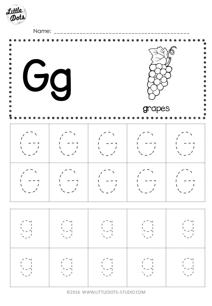 letter g tracing free printable letter g tracing free printable