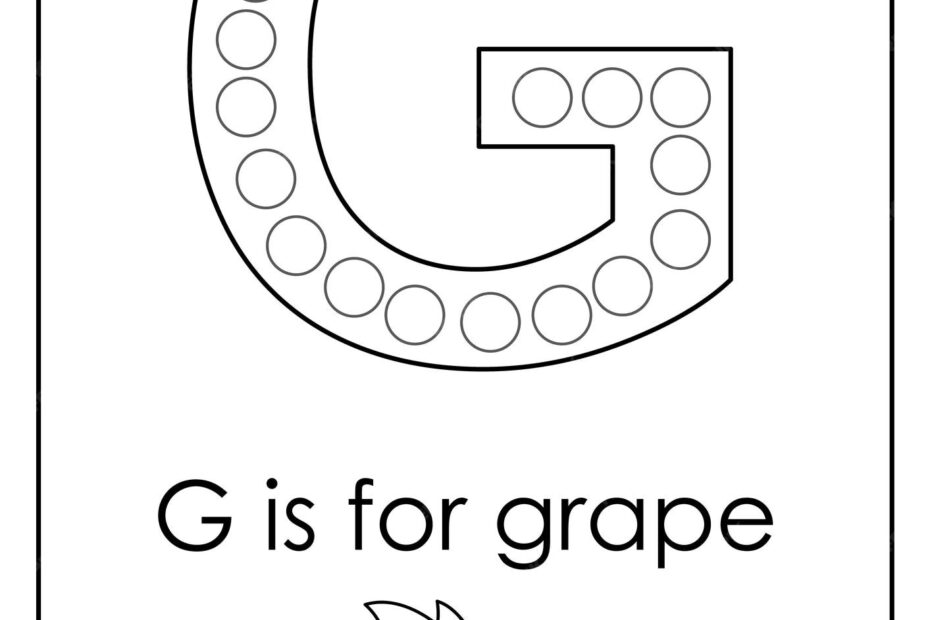 Free Letter G Worksheets For Preschool Kindergarten Kids