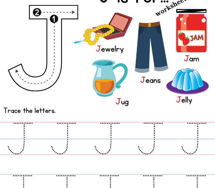 Free Letter J Printable Worksheets PDF Worksheetspack