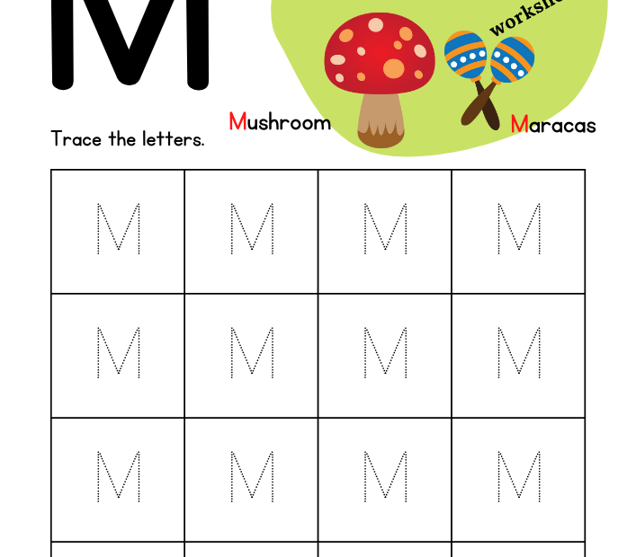 Free Letter M Printable Worksheets PDF
