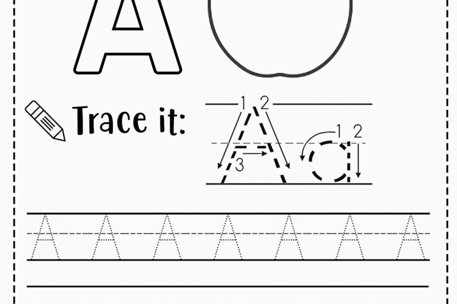 Free Letter Tracing Printable Pages Letter Tracing Worksheets