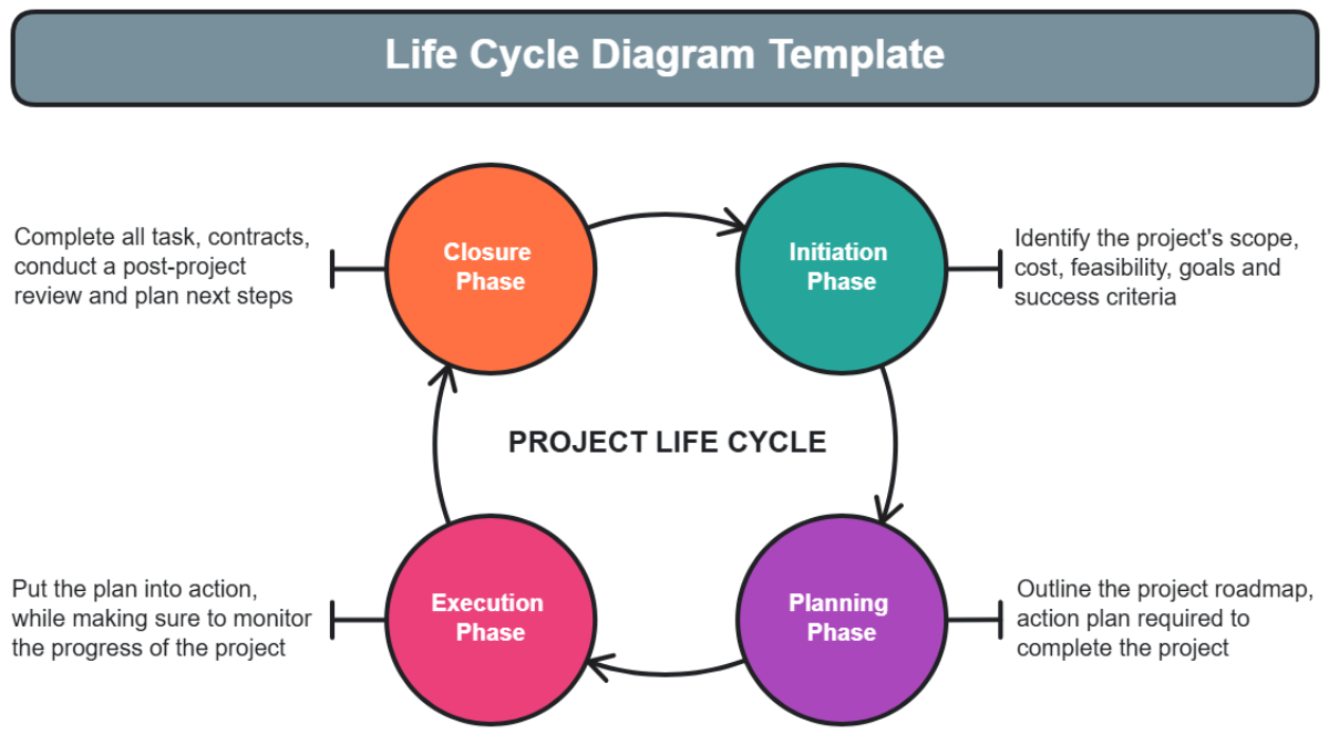 Blank Life Cycle Template Blank Life Cycle Template