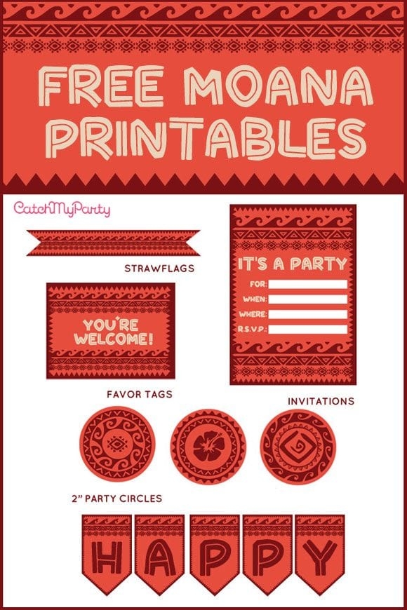 Free Moana Printables For Birthday Parties Catch My Party Free Moana Printables For Birthday Parties Catch My Party
