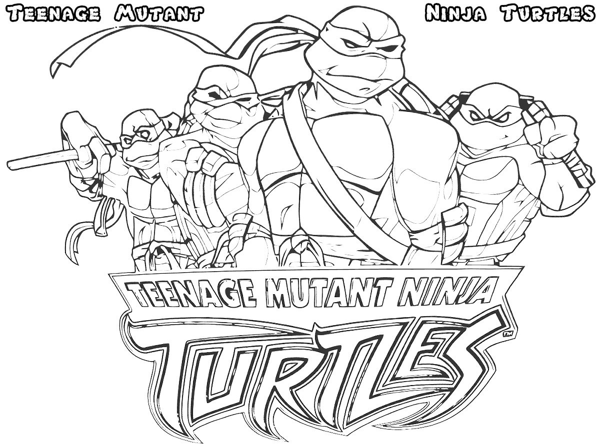 free Ninja Turtle coloring sheet free Ninja Turtle coloring sheet