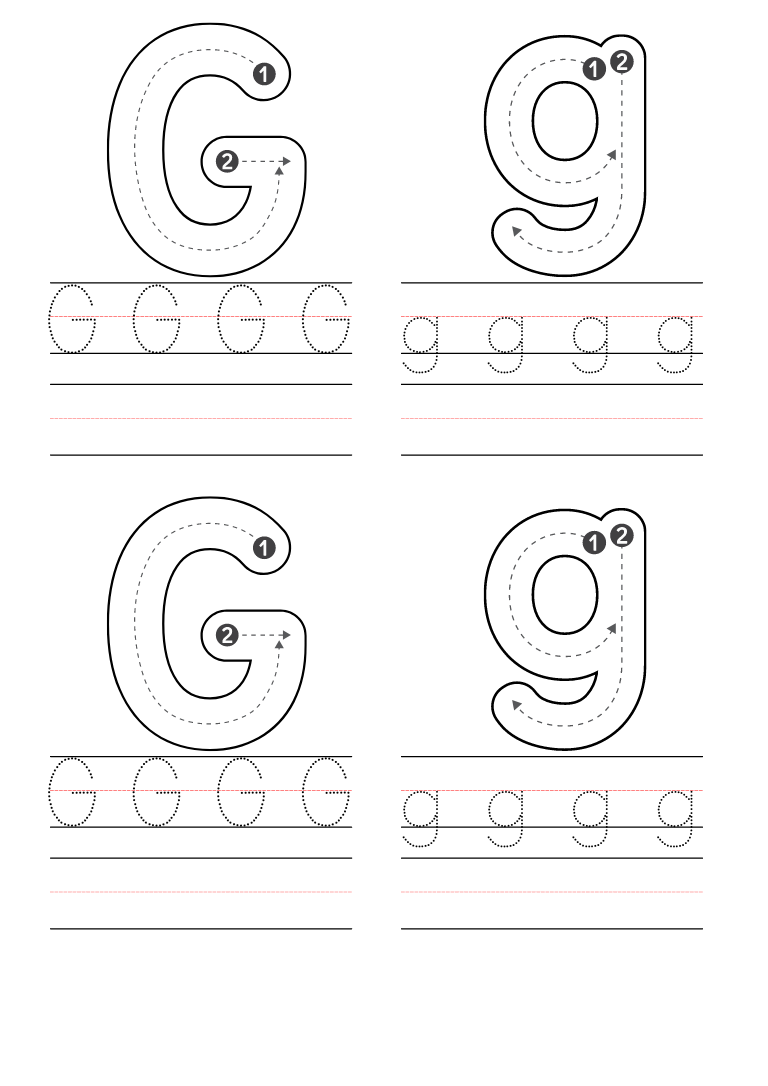 printable worksheets letter g printable worksheets letter g