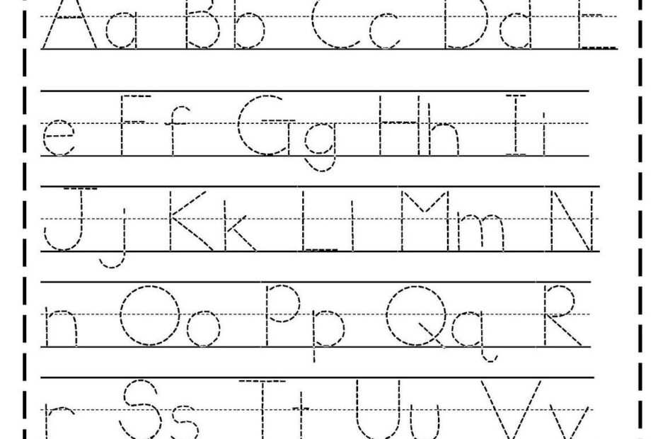 Free Preschool Printable Letter Tracing