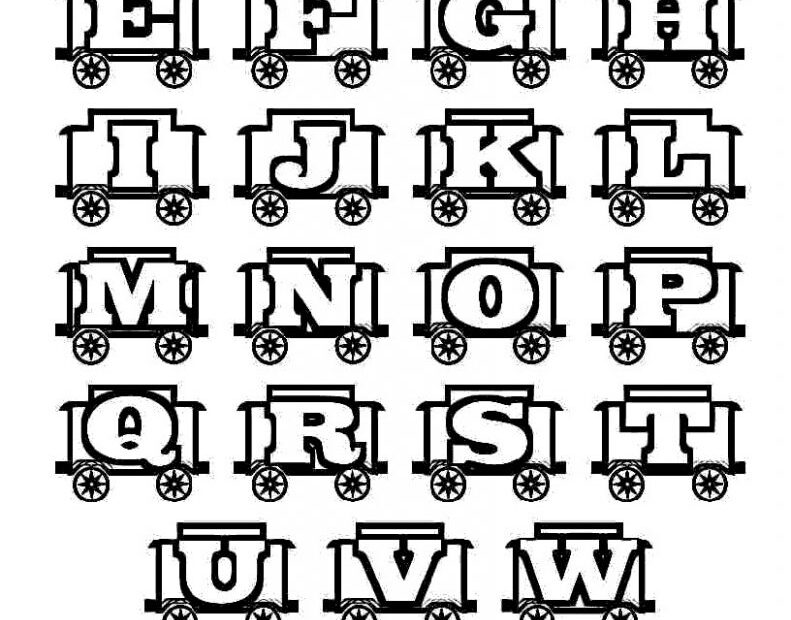 Free Printable Abc Coloring Pages For Kids