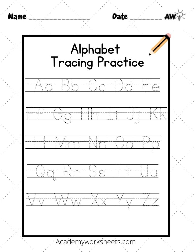 alphabet letter tracing worksheets free alphabet letter tracing worksheets free