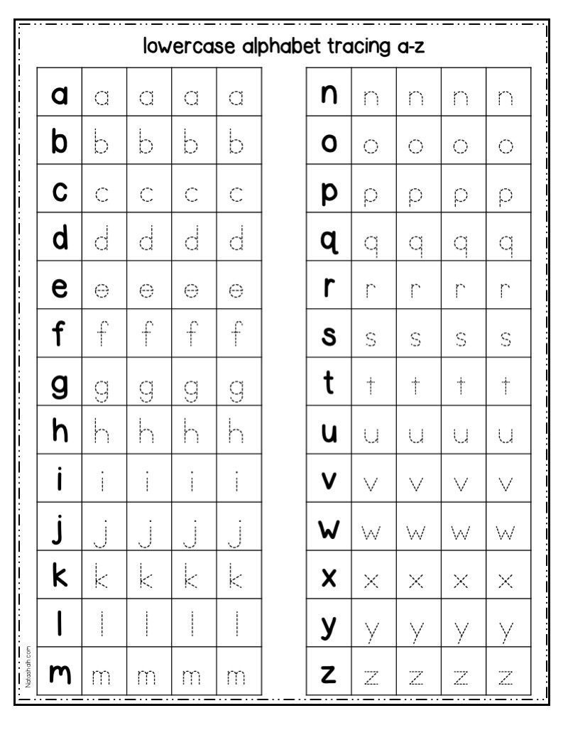 Free Printable Alphabet Tracing Worksheet Free Printable Alphabet Tracing Worksheet