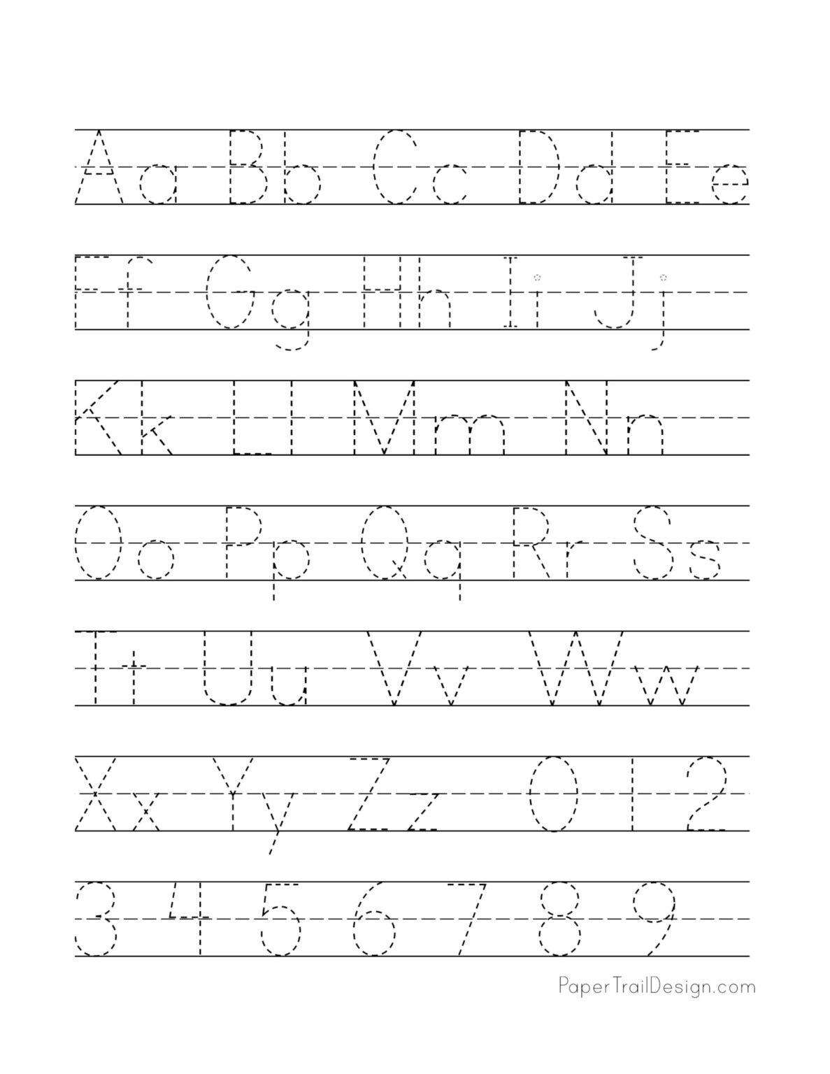 Free Printable Alphabet Writing Practice Printable Worksheets Free Printable Alphabet Writing Practice Printable Worksheets