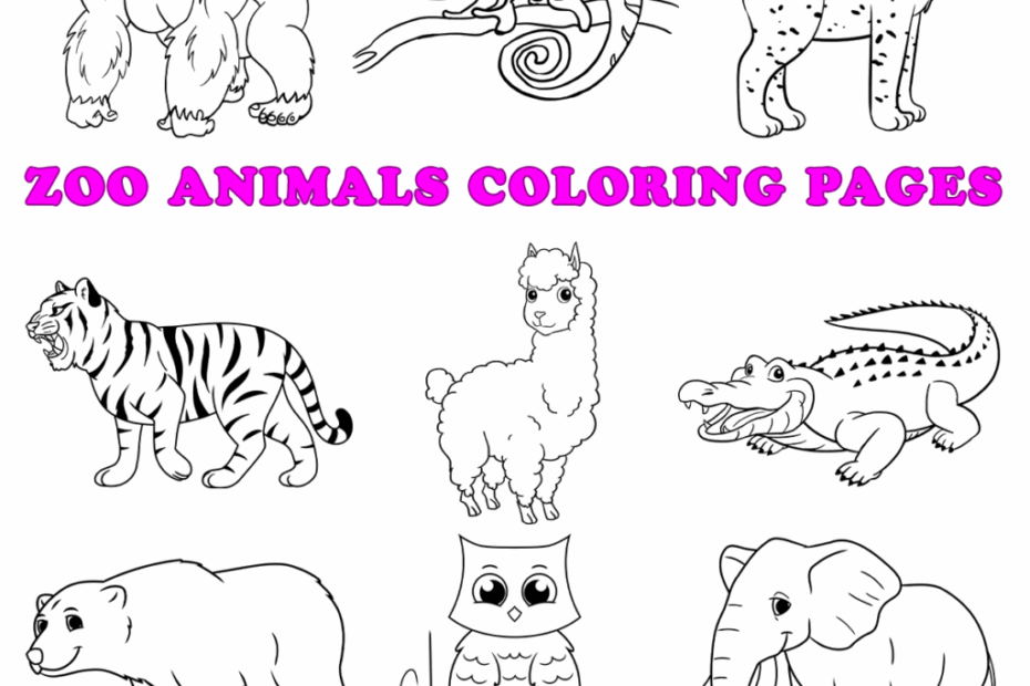Free Printable Animal Coloring Pages Tiger Coloring Pages