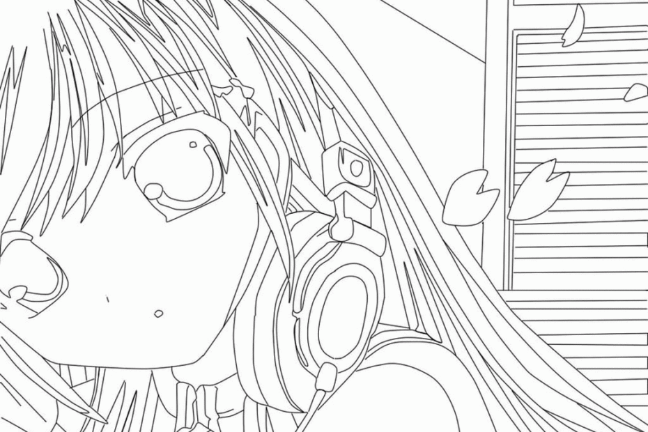 Free Printable Anime Coloring Pages Coloring Home