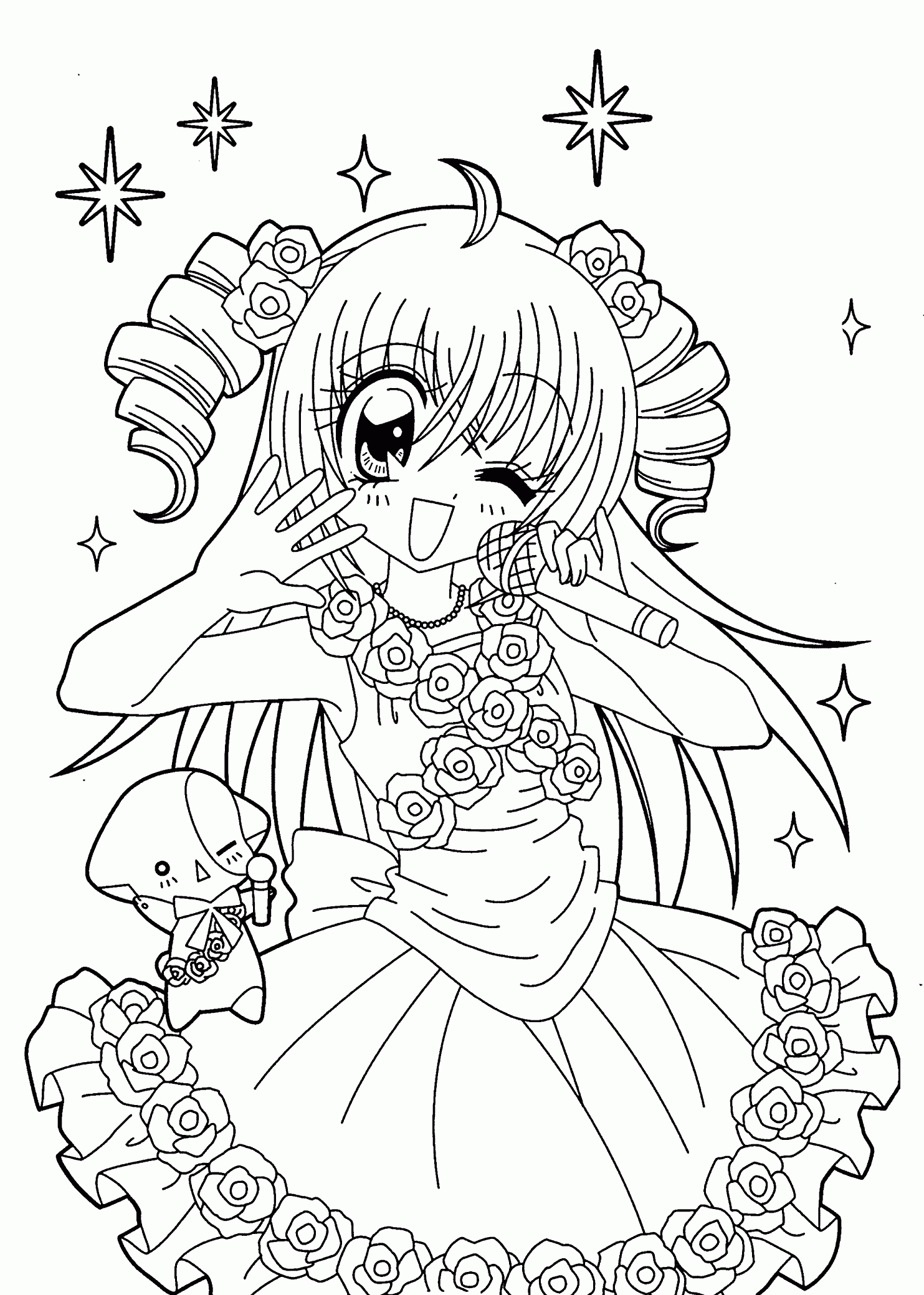 Free Printable Anime Coloring Pages Coloring Home Free Printable Anime Coloring Pages Coloring Home