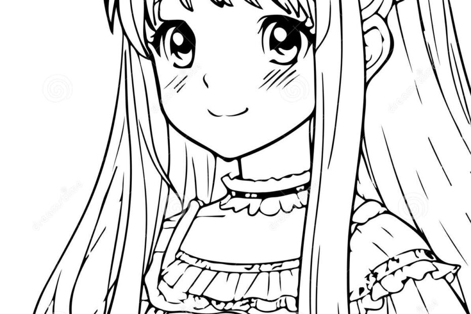 Free Printable Anime Girl Coloring Pages By GBcoloring 46 OFF