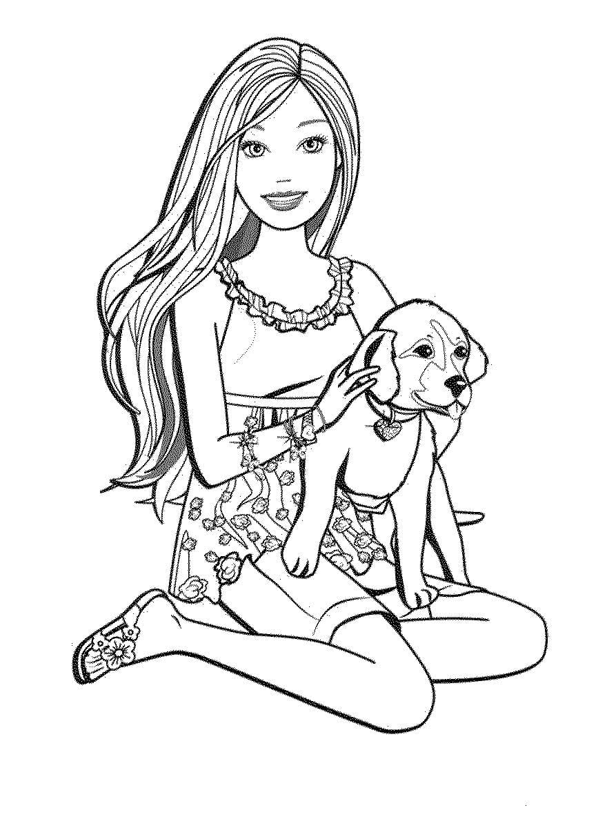 Barbie Coloring Pages Printable Barbie Coloring Pages Printable