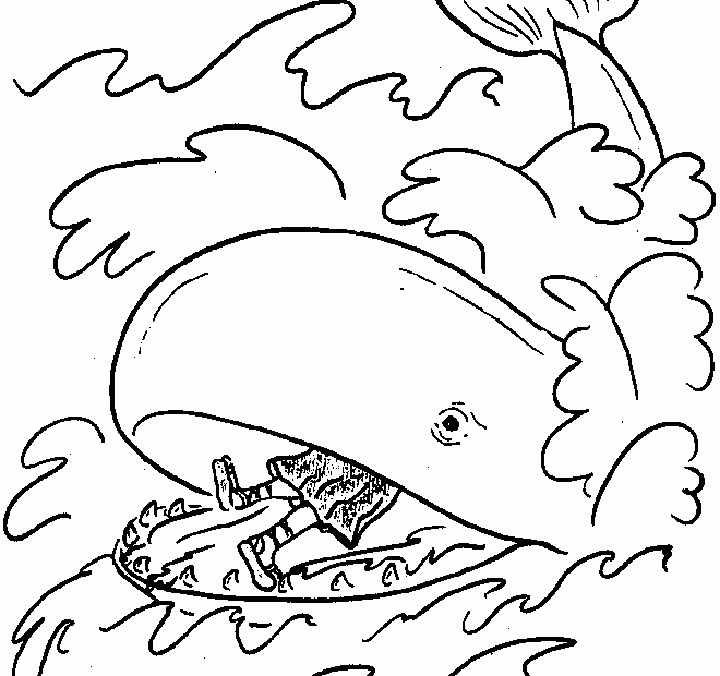Free Printable Bible Coloring Pages Jonah