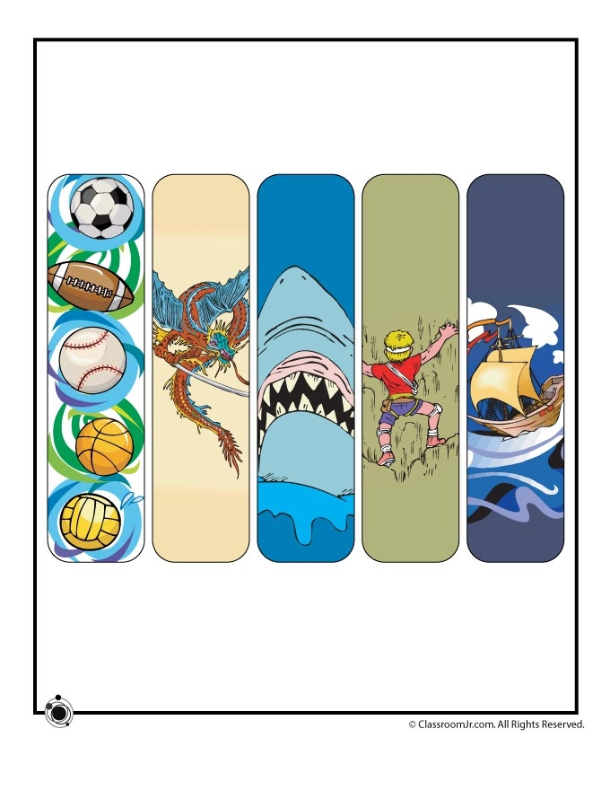 Free Printable Bookmarks For Boys Printable Online Free Printable Bookmarks For Boys Printable Online