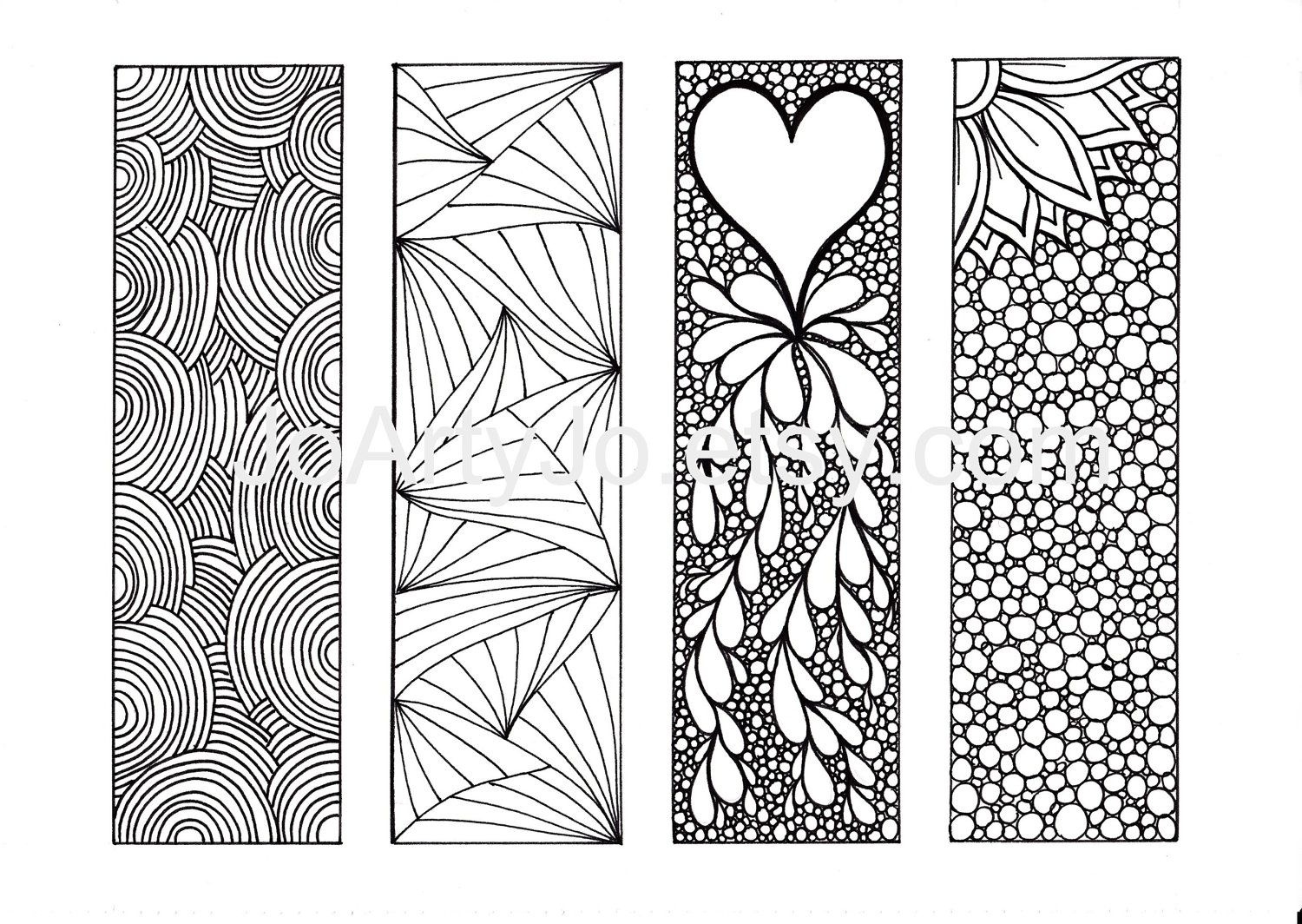 Free Printable Bookmarks To Color Free Printable Free Printable Bookmarks To Color Free Printable