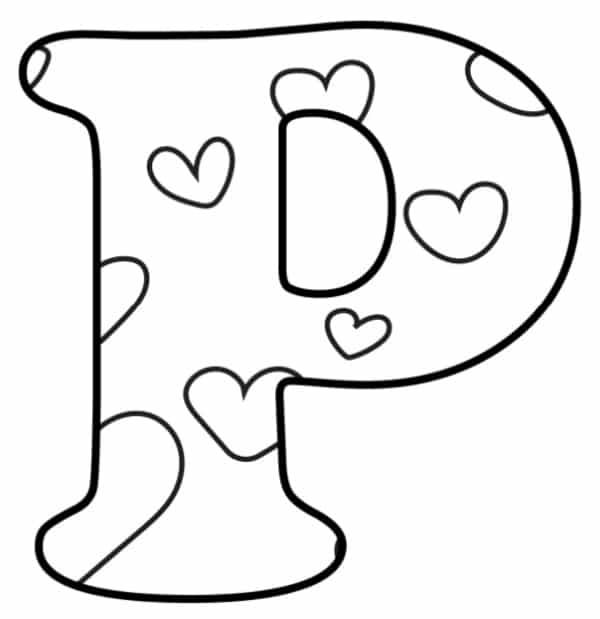 Free Printable Bubble Letters Valentine Bubble Letter P Free Printable Bubble Letters Valentine Bubble Letter P