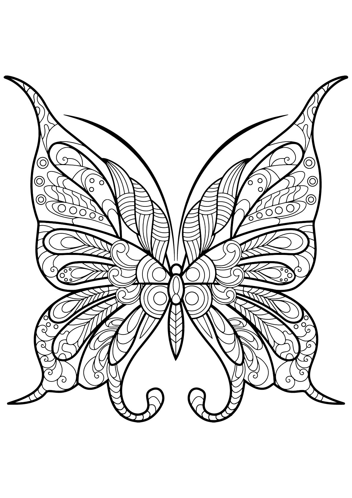 Free Printable Butterfly Coloring Page Butterfly Coloring Pages Free Printable Butterfly Coloring Page Butterfly Coloring Pages