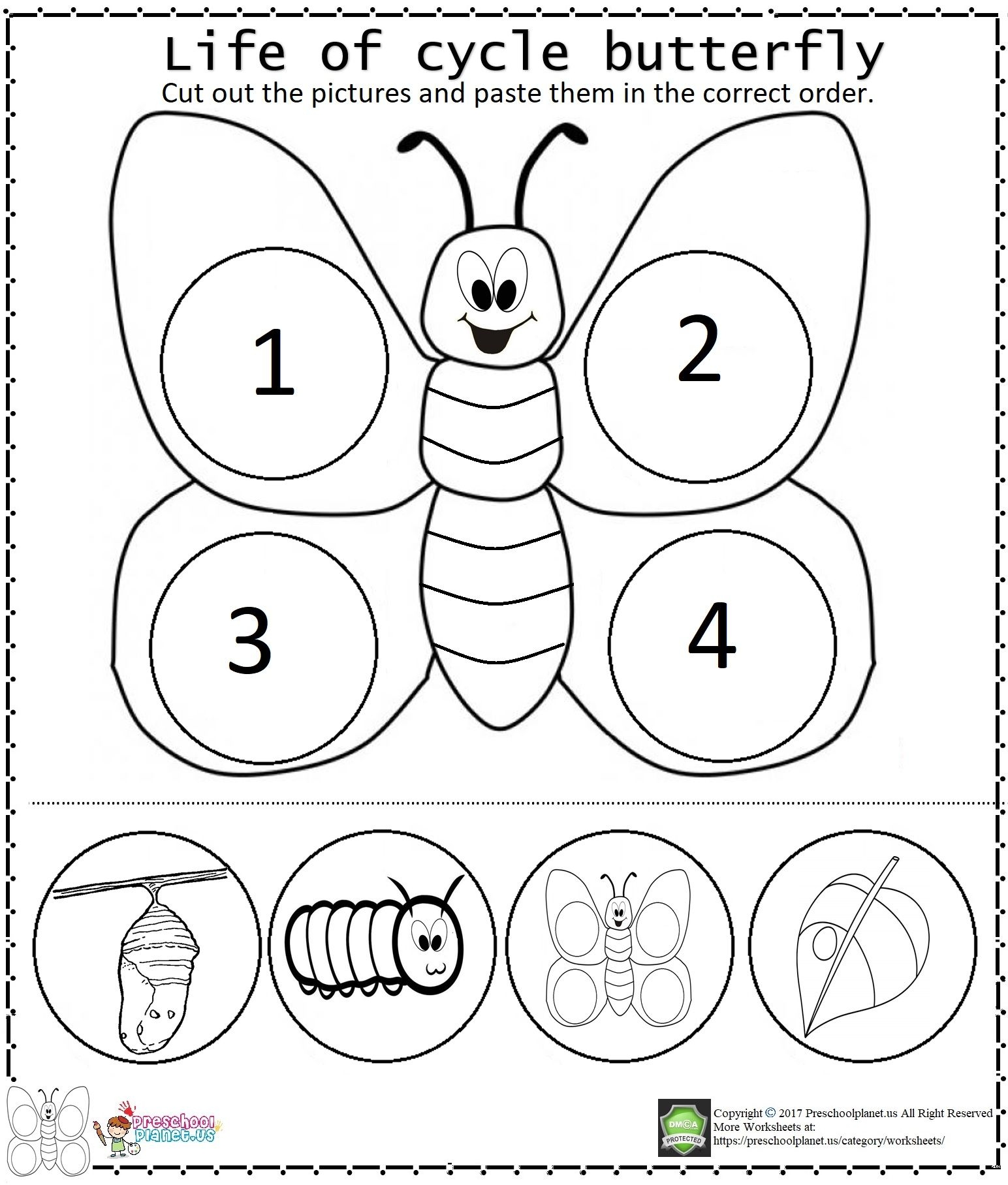 Free Printable Butterfly Life Cycle Worksheet Free Printable Butterfly Life Cycle Worksheet